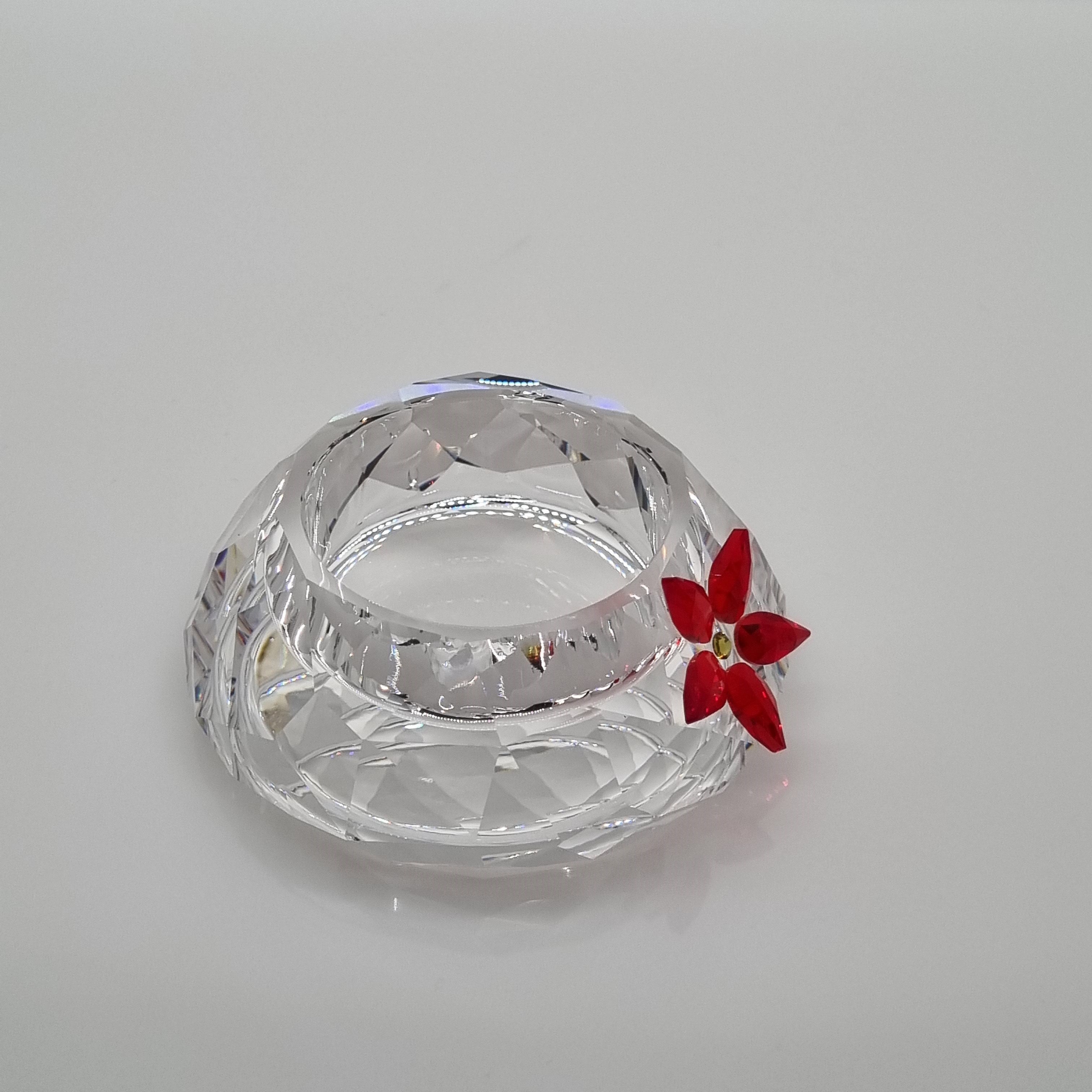 SWAROVSKI Kerzenständer Teelicht Weihnachtstern Poinsettia 895391