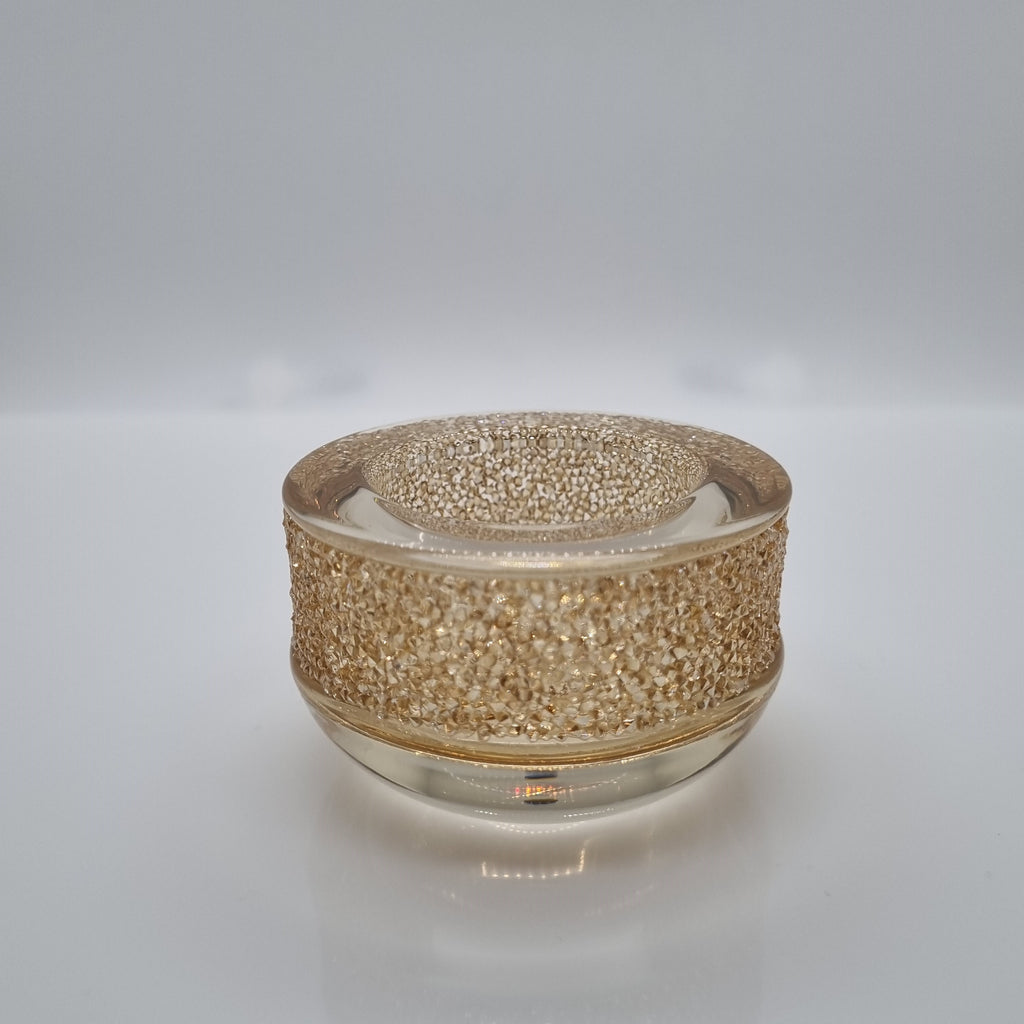SWAROVSKI Teelicht Shimmer Golden Shadow 5108877 oU