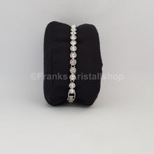 Lade das Bild in den Galerie-Viewer, SWAROVSKI Tennis Armband Weiß Rhodiniert 1791305 oU
