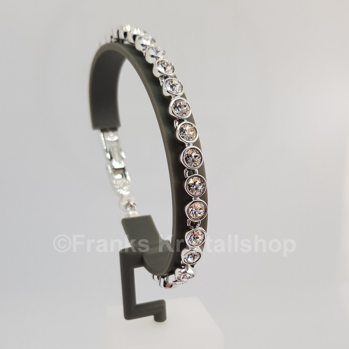 SWAROVSKI Tennis Armband Weiß Rhodiniert 1791305 oU