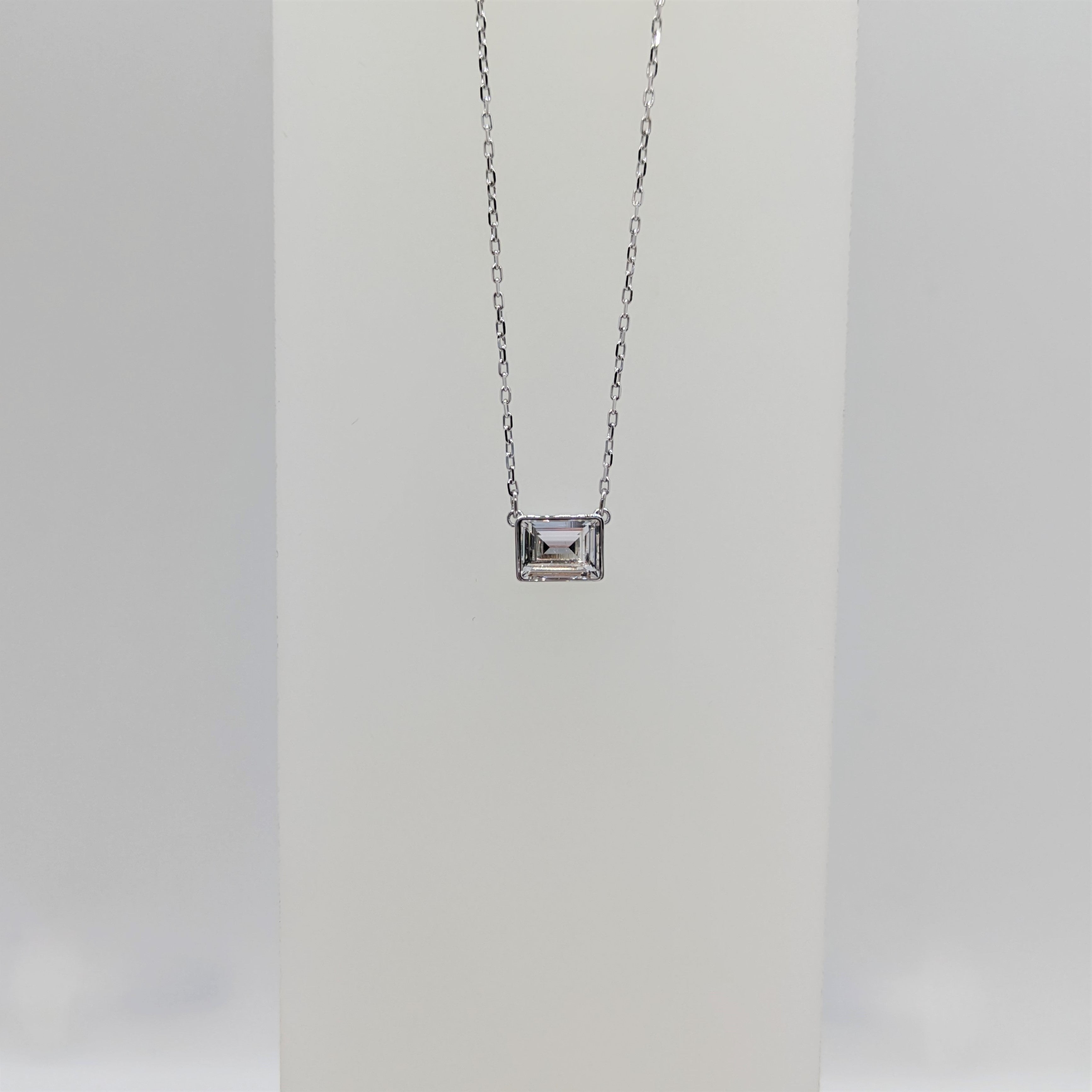 SWAROVSKI Tennis Deluxe Halskette Rhodiniert 5568014