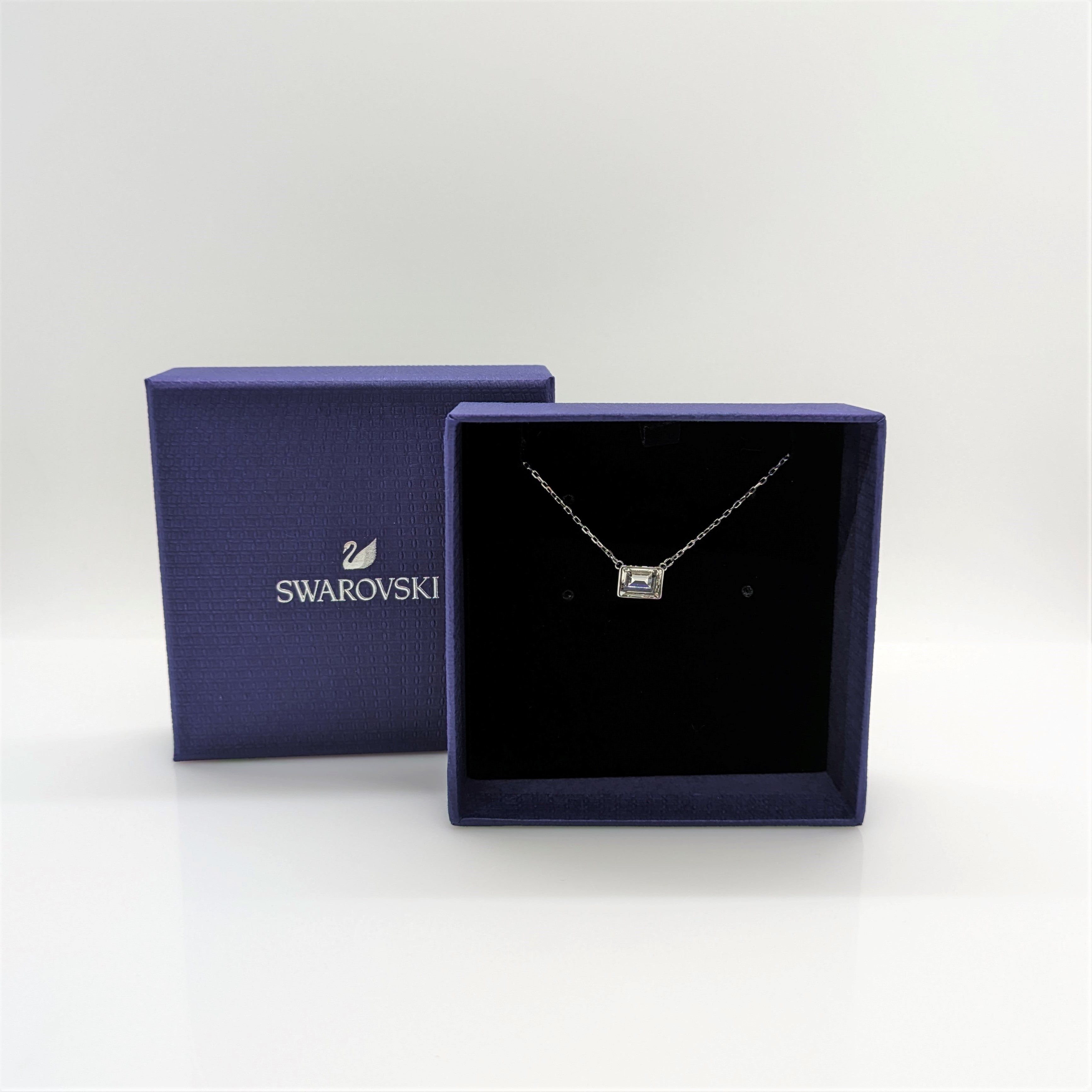 SWAROVSKI Tennis Deluxe Halskette Rhodiniert 5568014