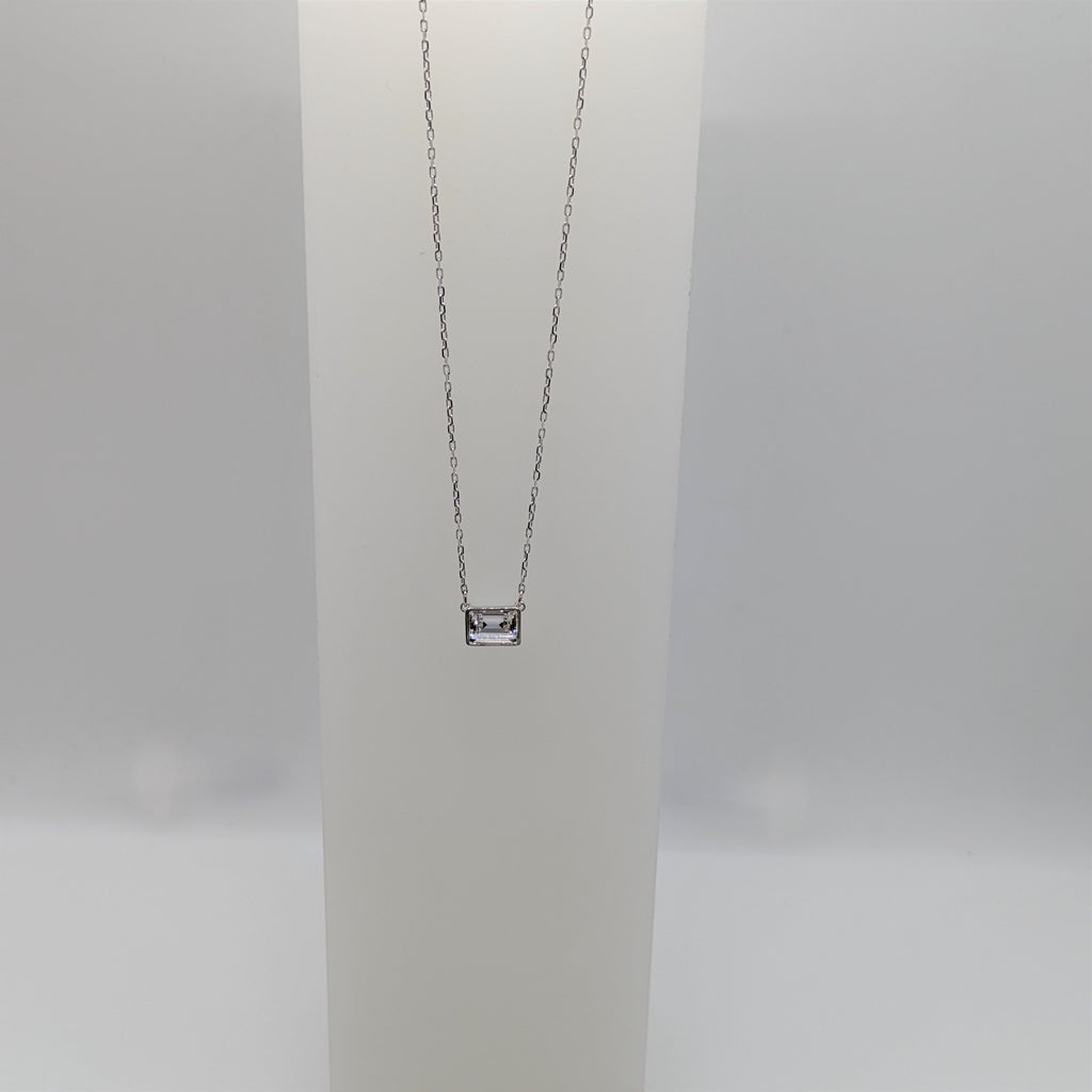 SWAROVSKI Tennis Deluxe Halskette Rhodiniert 5568014