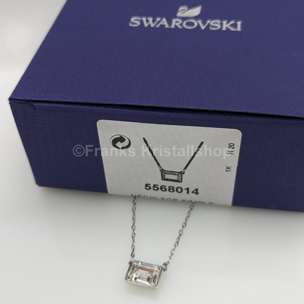 SWAROVSKI Tennis Deluxe Halskette Rhodiniert 5568014