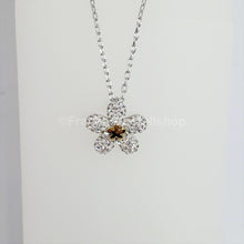 Lade das Bild in den Galerie-Viewer, SWAROVSKI Tough Halskette Blume Blüte Weiß, Rhodiniert 5136830  oU
