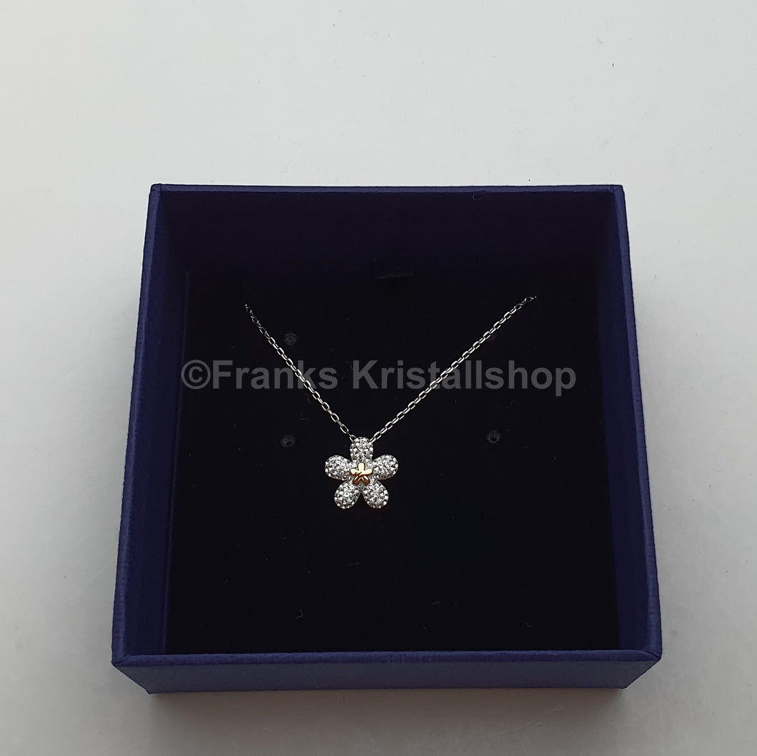 SWAROVSKI Tough Halskette Blume Blüte Weiß, Rhodiniert 5136830  oU