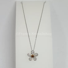 Lade das Bild in den Galerie-Viewer, SWAROVSKI Tough Halskette Blume Blüte Weiß, Rhodiniert 5136830  oU
