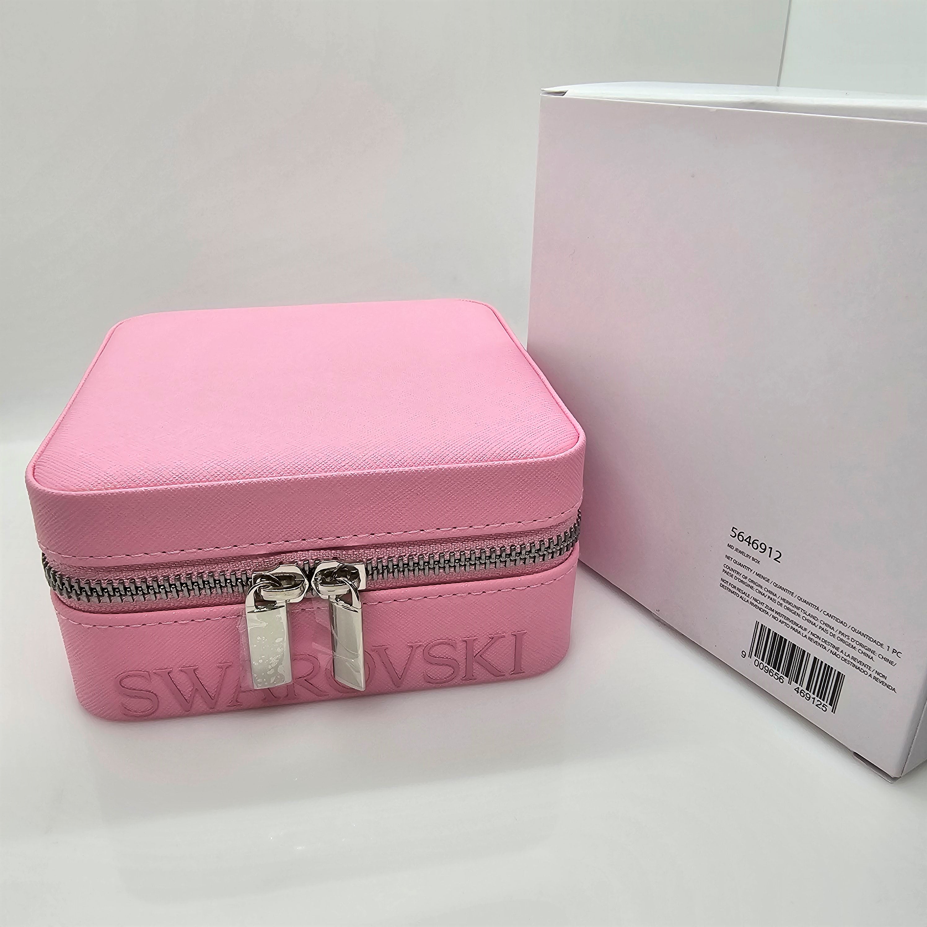SWAROVSKI Travel Jewelry Pouch Pink Schmucktasche 5646912