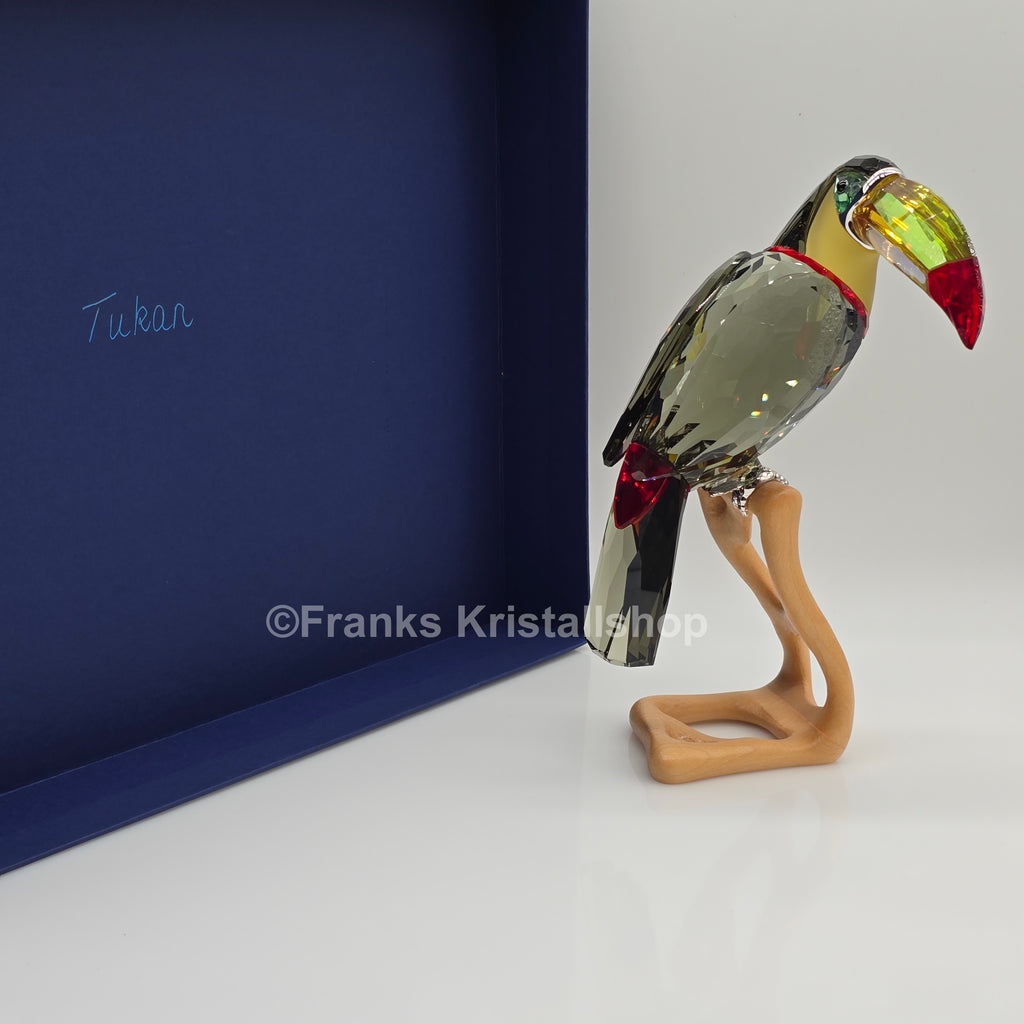 SWAROVSKI Paradise Bird Tukan Black Diamond 850600 oU