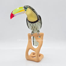 Lade das Bild in den Galerie-Viewer, SWAROVSKI Paradise Bird Tukan Black Diamond 850600 oU
