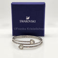 SWAROVSKI Twisty Armreif Armband Größe M, Rhodiniert 5528444