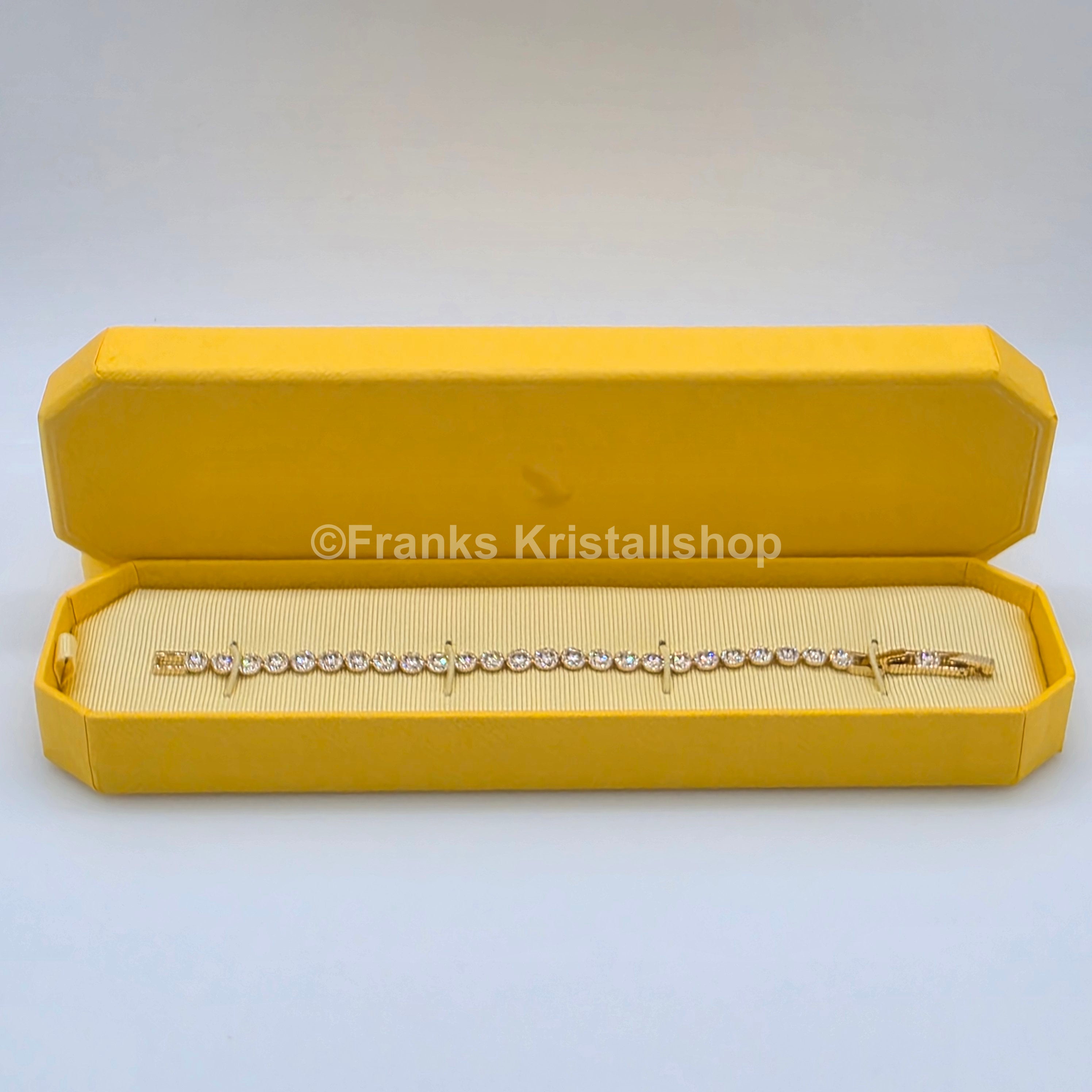 SWAROVSKI Una Angelic Armband Größe M, Weiß, Gold 5749386