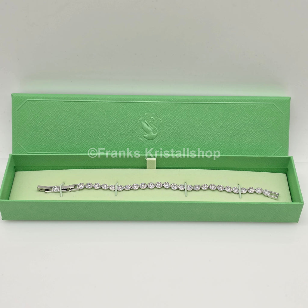 SWAROVSKI Una Angelic Armband Größe M, Weiß, Rhodiniert 5071173