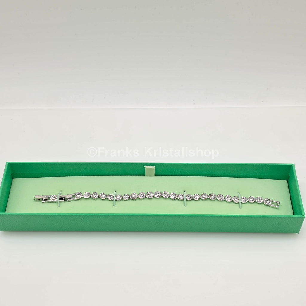 SWAROVSKI Una Angelic Armband Größe M, Weiß, Rhodiniert 5071173
