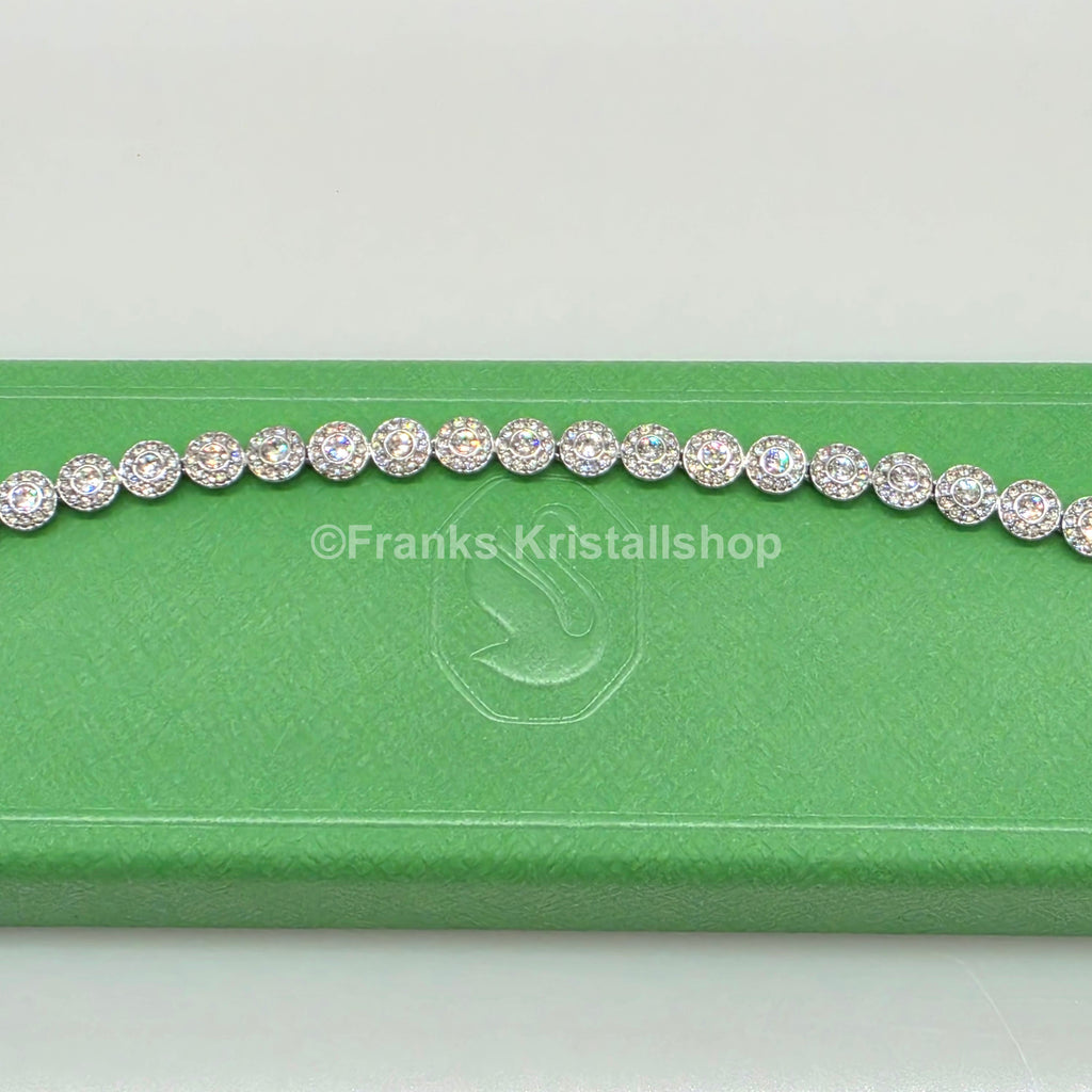 SWAROVSKI Una Angelic Armband Größe M, Weiß, Rhodiniert 5071173
