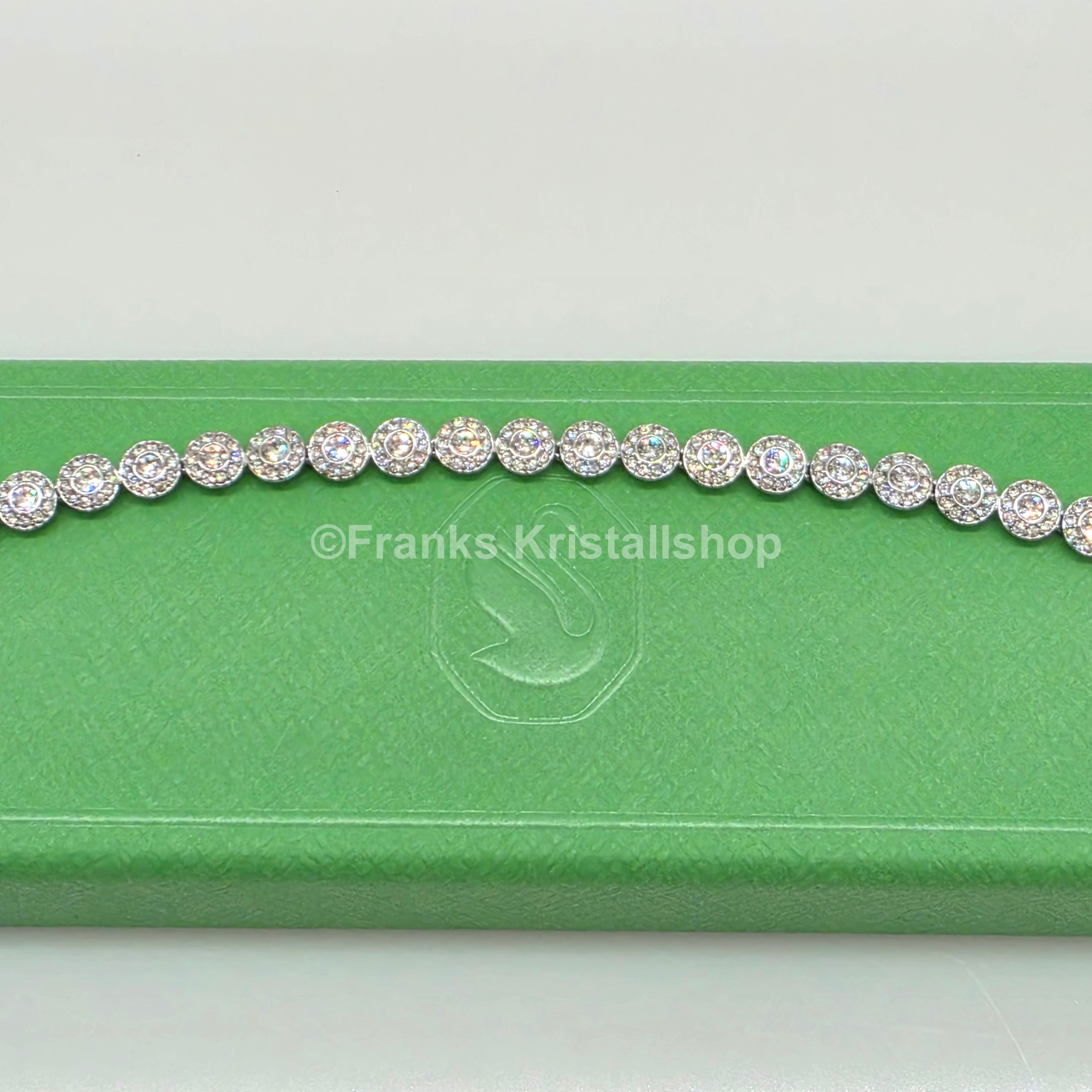 SWAROVSKI Una Angelic Armband Größe M, Weiß, Rhodiniert 5071173