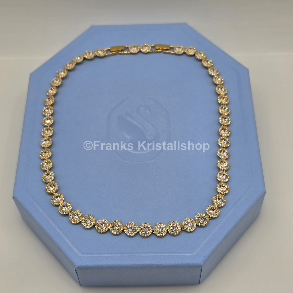 SWAROVSKI Una Angelic Halskette, Weiß, Goldbeschichtet 5720505