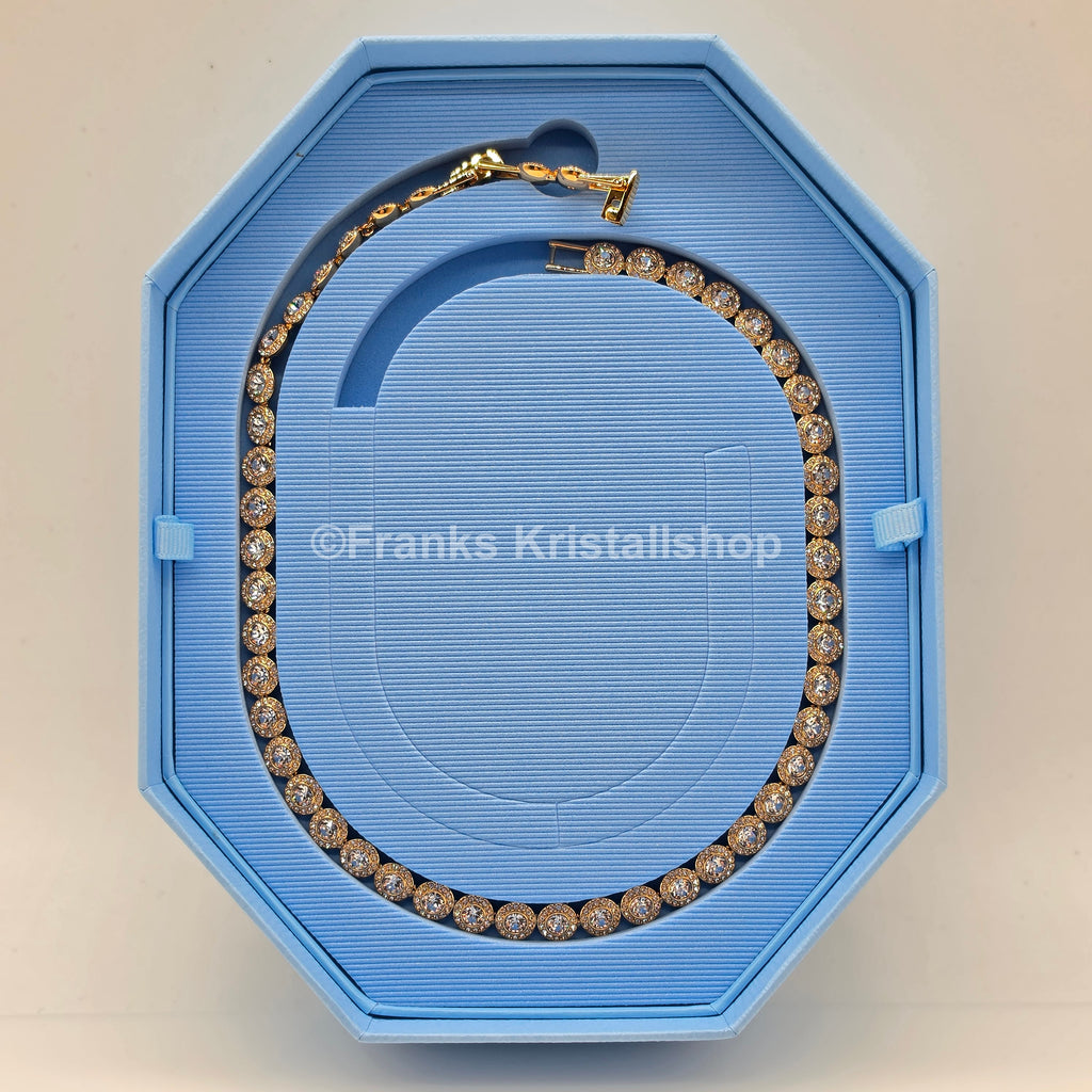 SWAROVSKI Una Angelic Halskette, Weiß, Goldbeschichtet 5720505