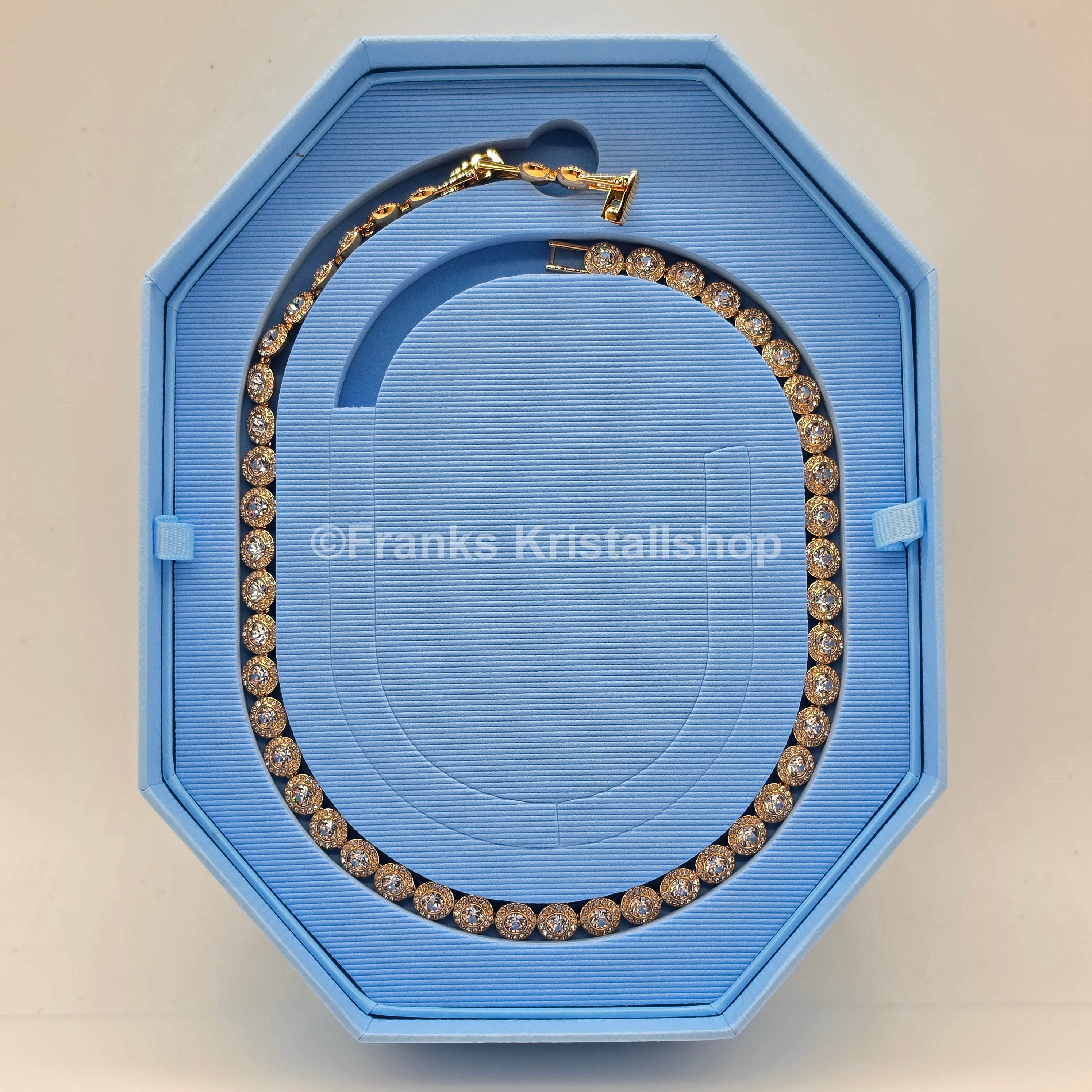SWAROVSKI Una Angelic Halskette, Weiß, Goldbeschichtet 5720505