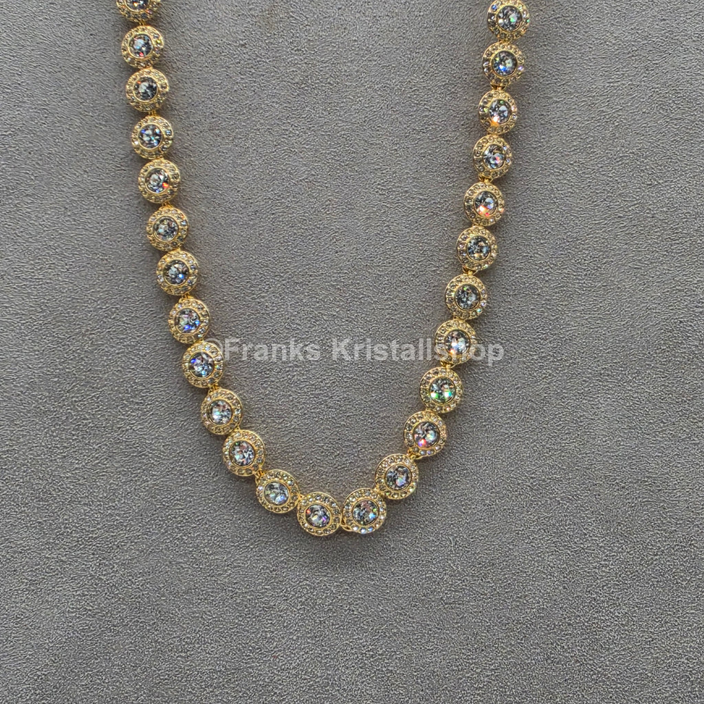 SWAROVSKI Una Angelic Halskette, Weiß, Goldbeschichtet 5720505