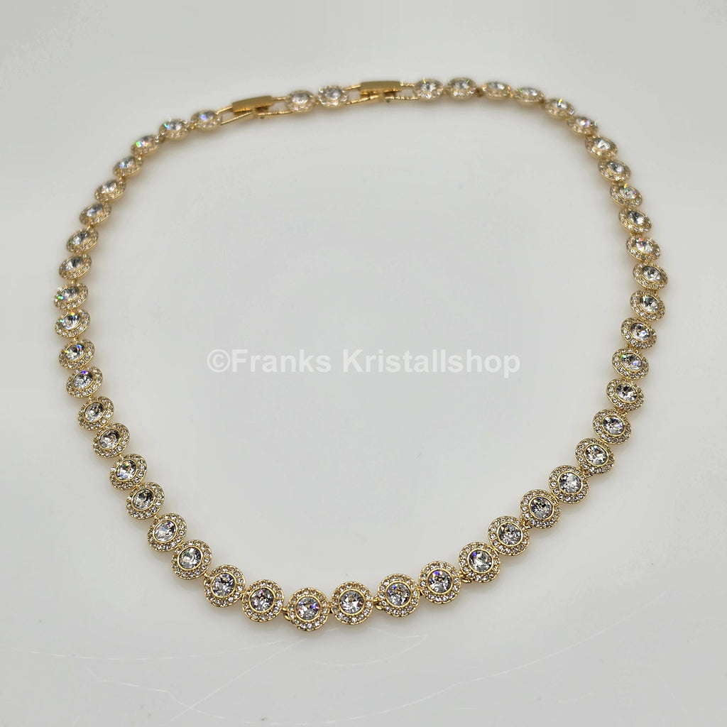 SWAROVSKI Una Angelic Halskette, Weiß, Goldbeschichtet 5720505