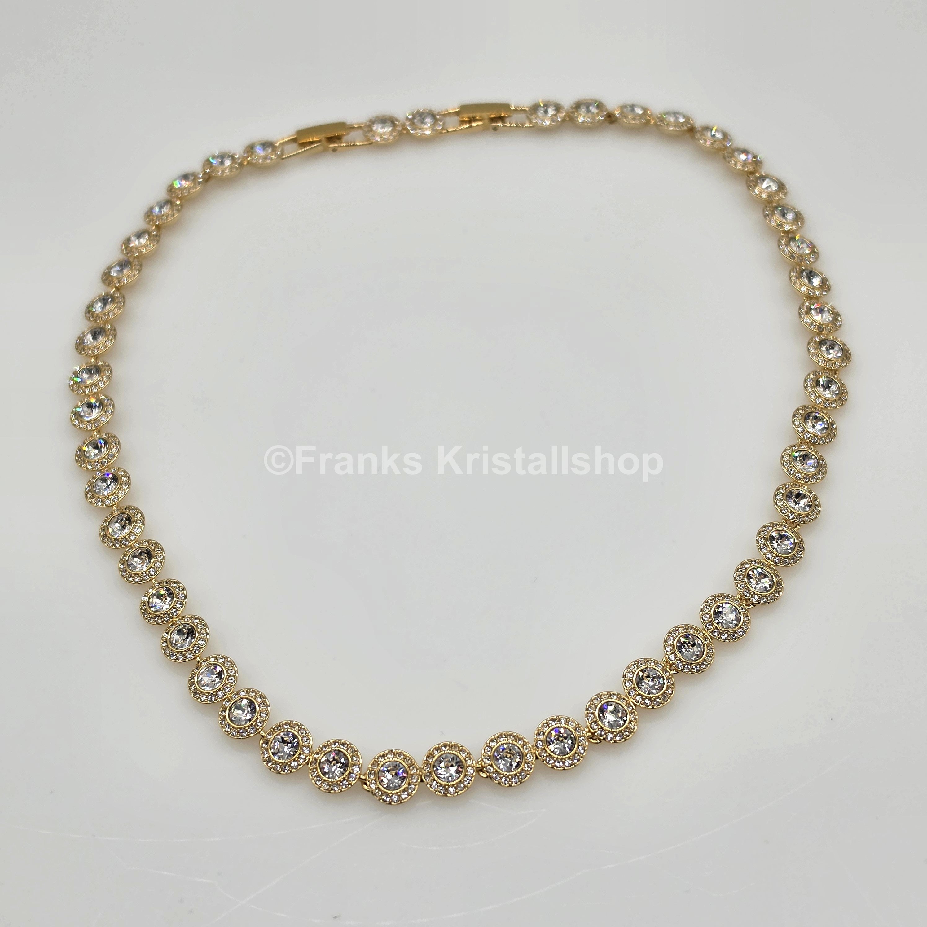 SWAROVSKI Una Angelic Halskette, Weiß, Goldbeschichtet 5720505