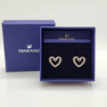 SWAROVSKI Sublima Herz Ohrstecker Mittel, Weiß, Roségold-Legierungsschicht 5628659