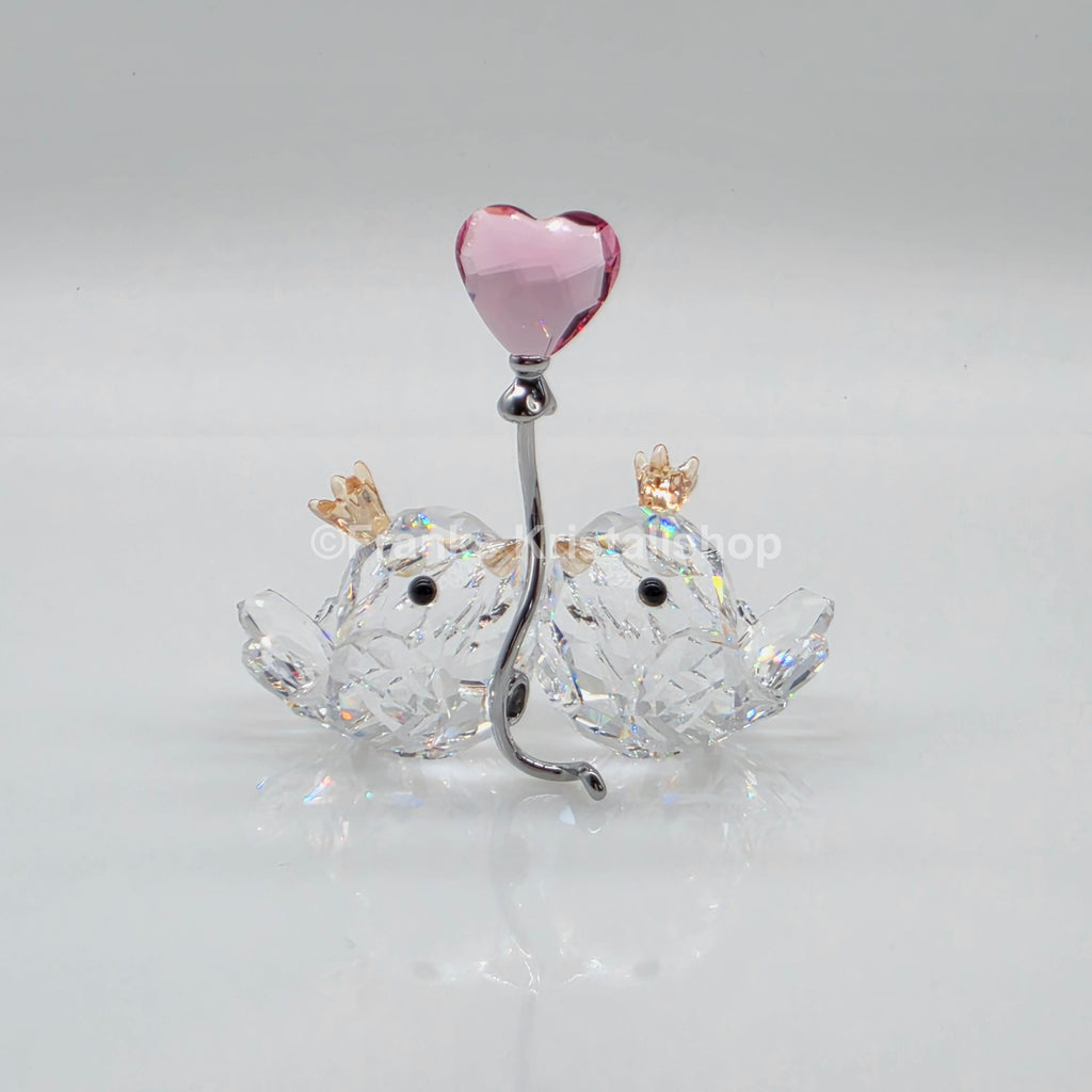 SWAROVSKI Unzertrennliche Vögel Rosa Herz 5492226