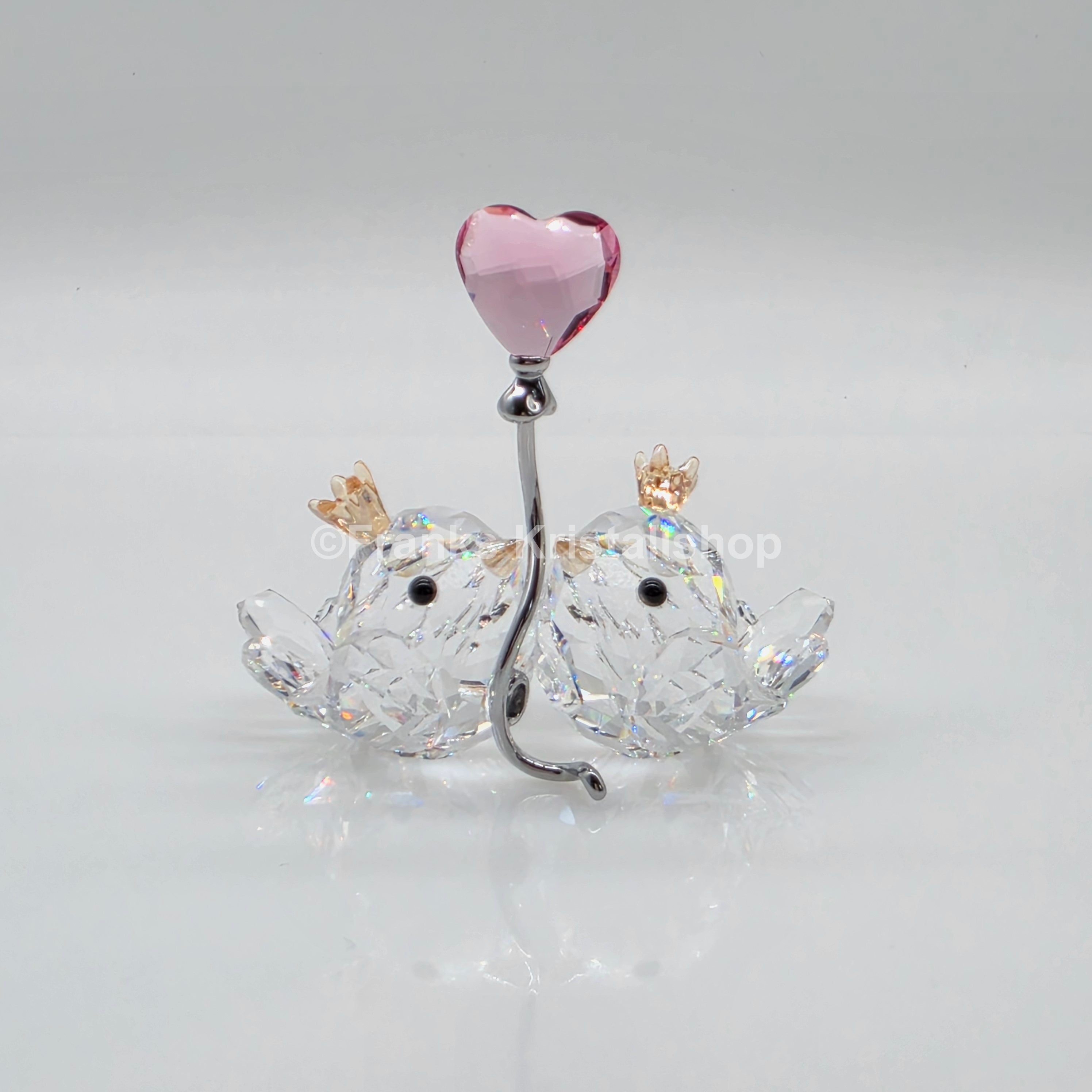 SWAROVSKI Unzertrennliche Vögel Rosa Herz 5492226