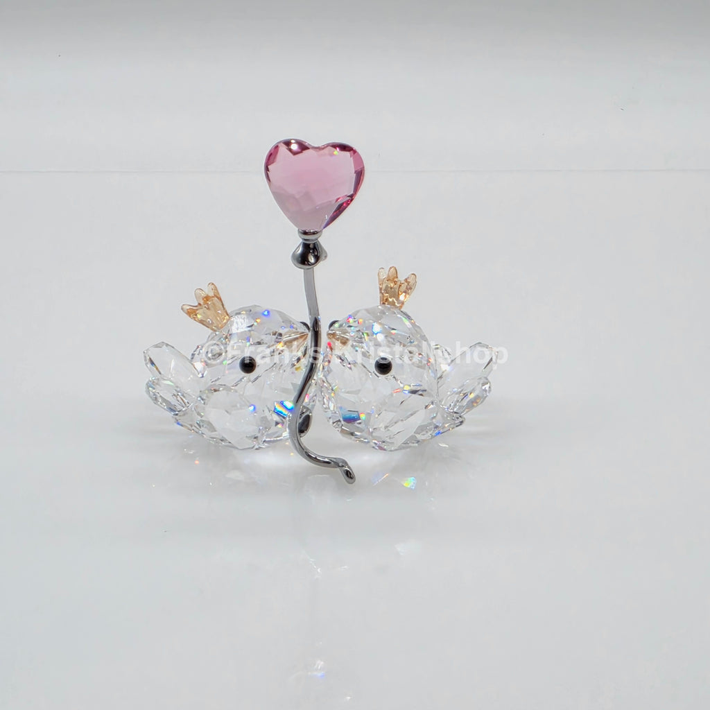 SWAROVSKI Unzertrennliche Vögel Rosa Herz 5492226