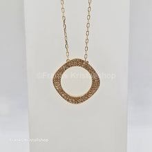 Lade das Bild in den Galerie-Viewer, SWAROVSKI Vio Halskette Kreis Ring, Vergoldet 5139554
