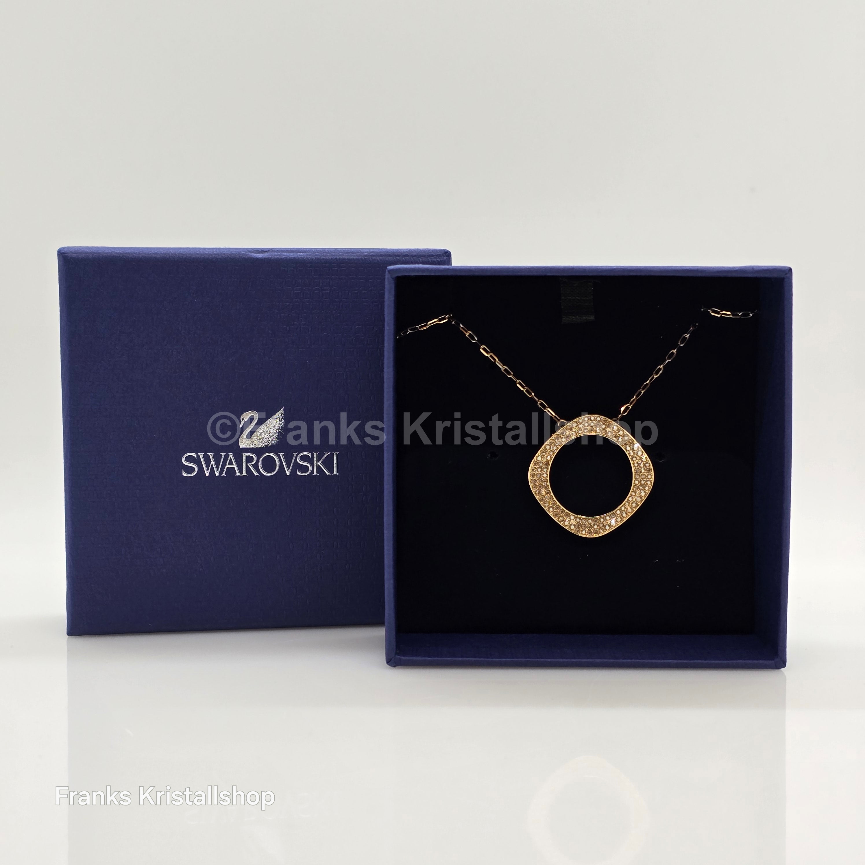 SWAROVSKI Vio Halskette Kreis Ring, Vergoldet 5139554