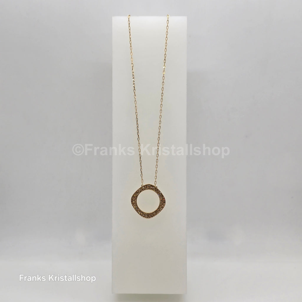 SWAROVSKI Vio Halskette Kreis Ring, Vergoldet 5139554