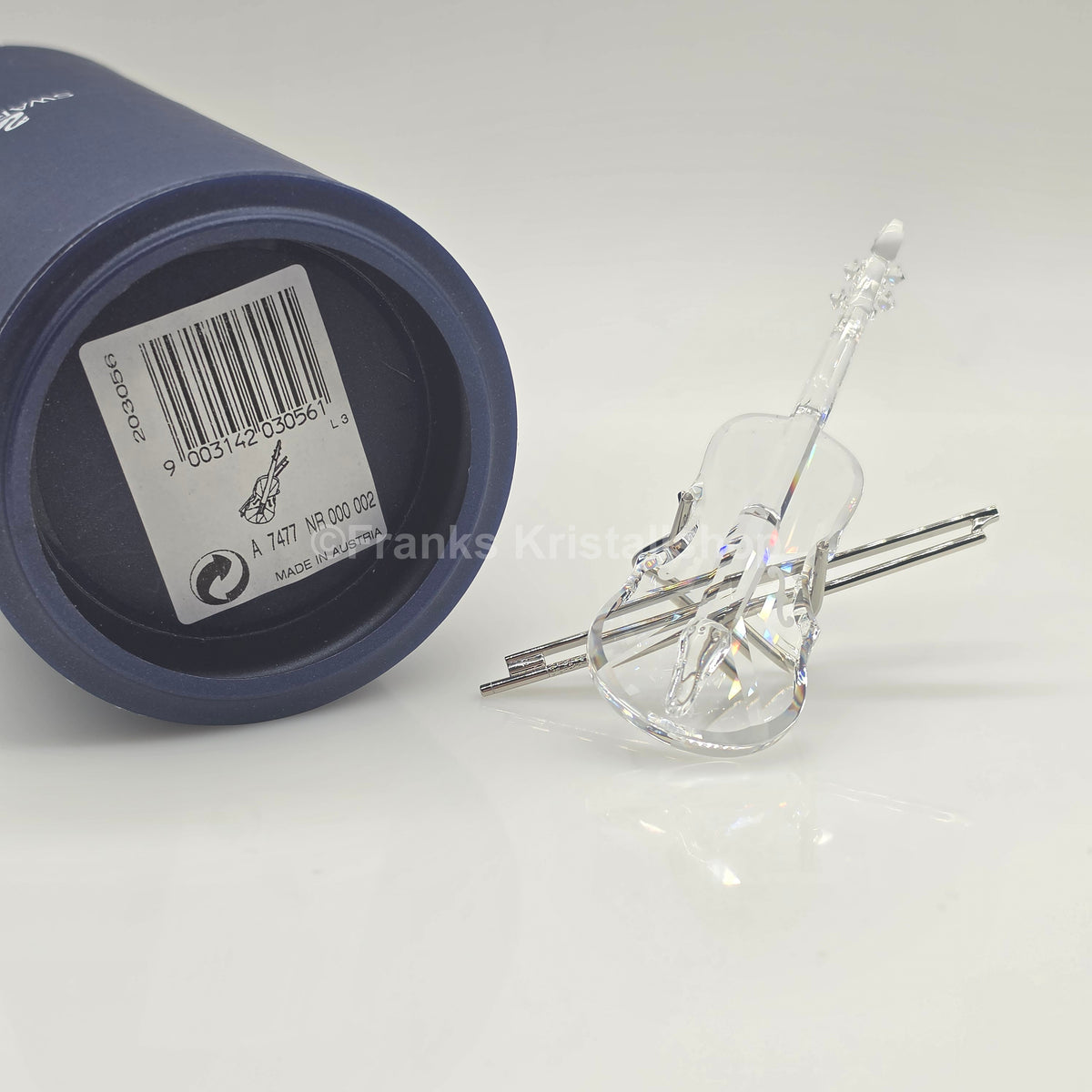 SWAROVSKI Violin with Bow and Stand 203056