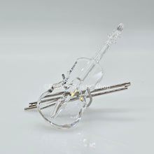 Lade das Bild in den Galerie-Viewer, SWAROVSKI Violine mit Bogen und Ständer 203056
