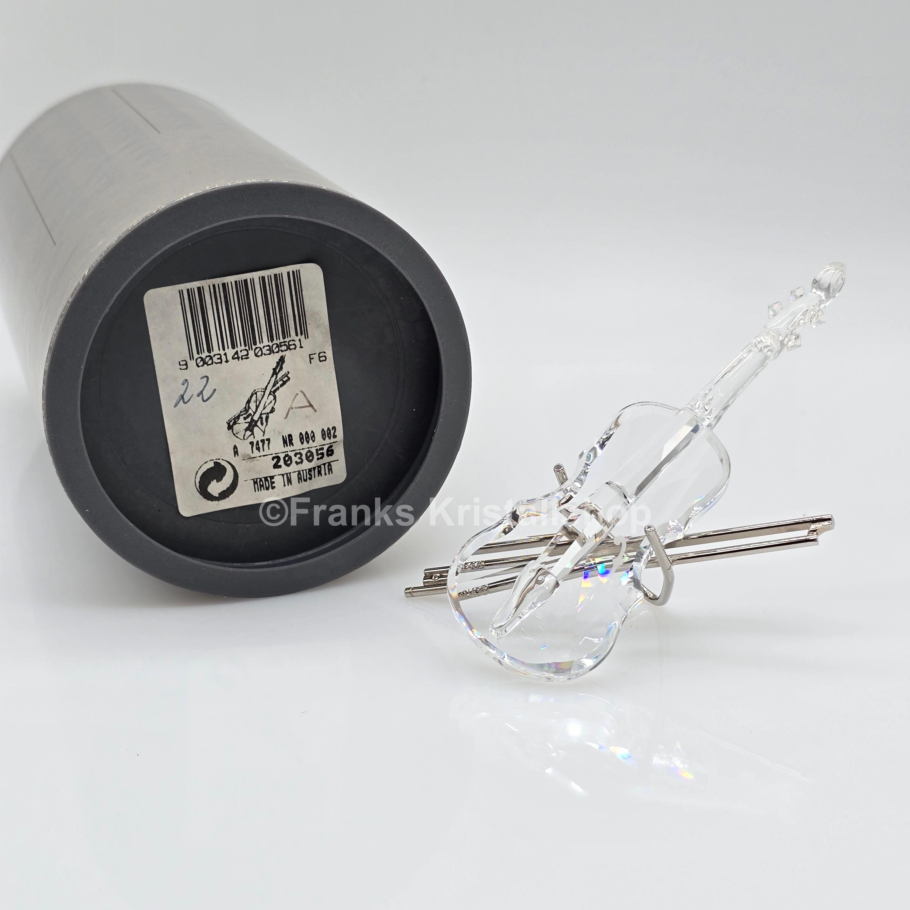 SWAROVSKI Violine mit Bogen und Ständer 203056