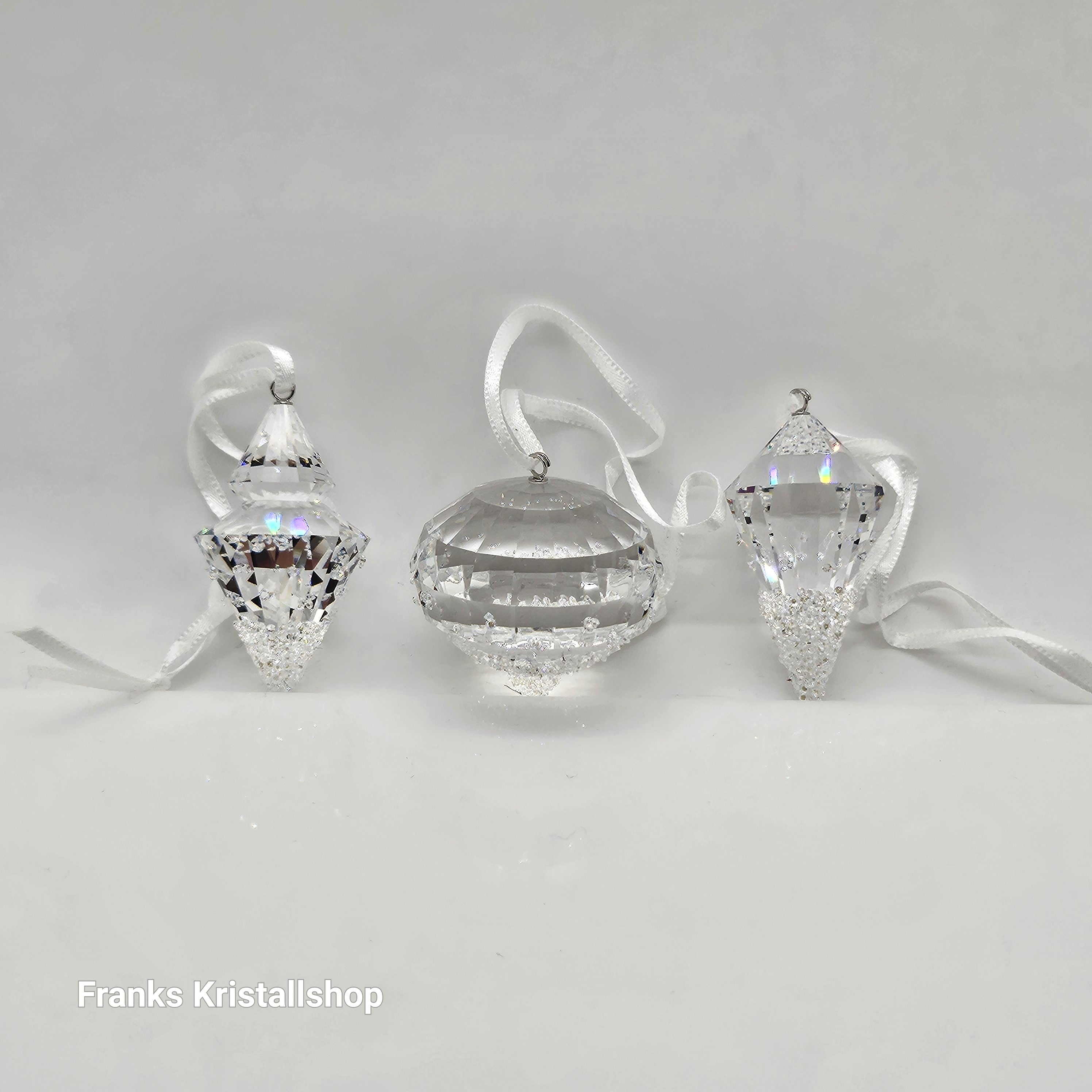 SWAROVSKI Weihnachts Ornamente Set 3-teilg 5223618