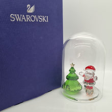 Lade das Bild in den Galerie-Viewer, SWAROVSKI Weihnachtsbaum &amp; Santa Glasglocke 5403170
