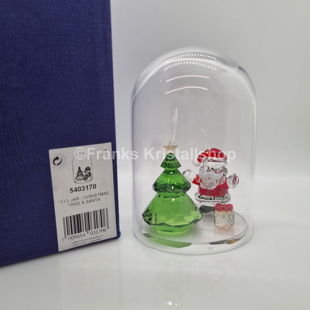 SWAROVSKI Weihnachtsbaum & Santa Glasglocke 5403170