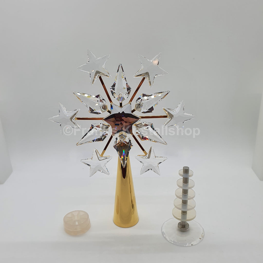 SWAROVSKI Weihnachtsbaumspitze Christbaumspitze Gold 632785 oU