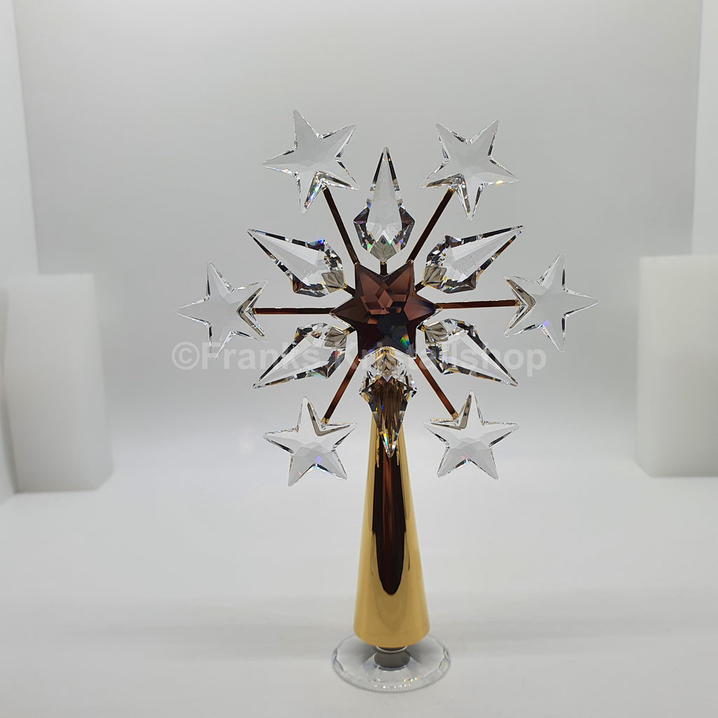 SWAROVSKI Weihnachtsbaumspitze Christbaumspitze Gold 632785 oU