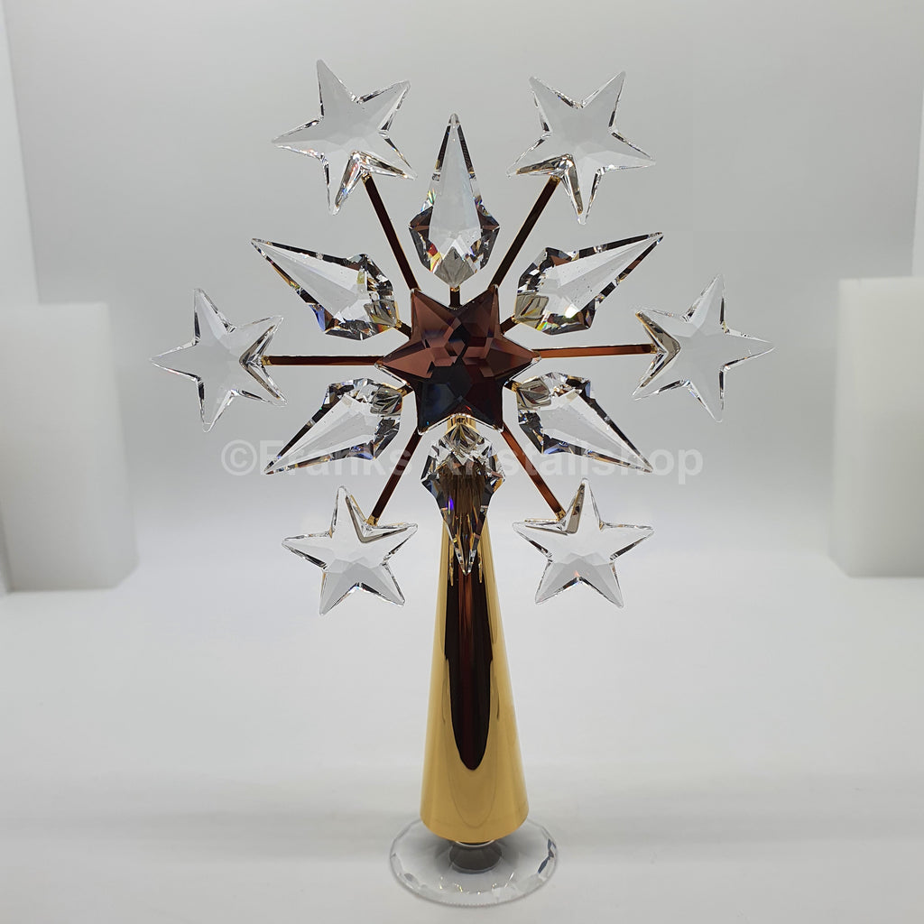 SWAROVSKI Weihnachtsbaumspitze Christbaumspitze Gold 632785 oU
