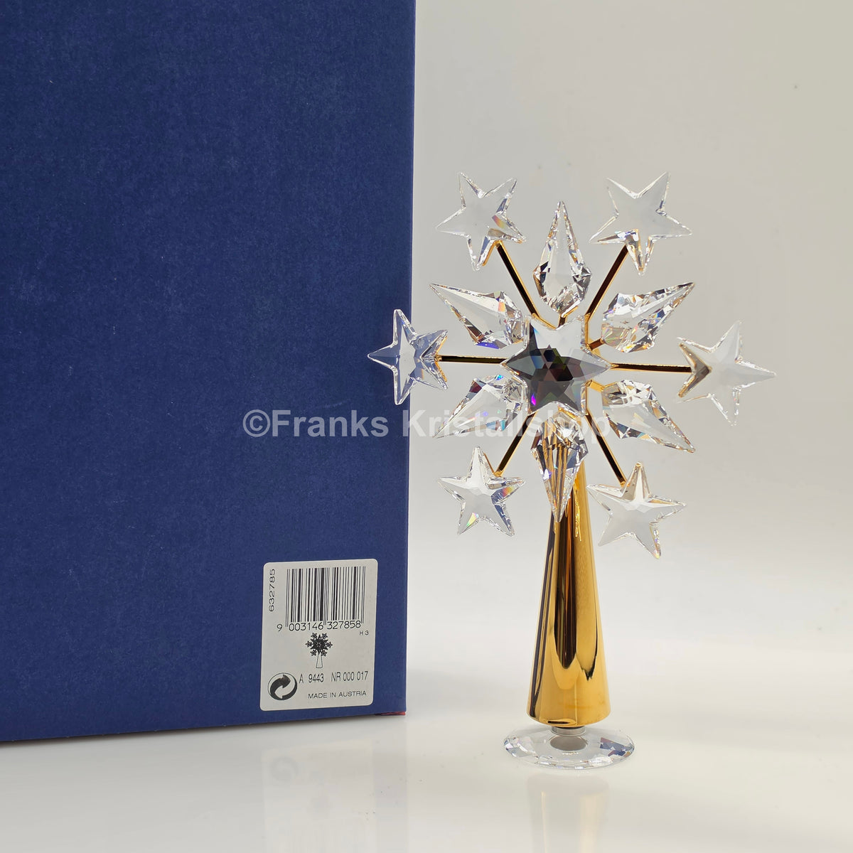 SWAROVSKI Christmas Tree Topper Gold 632785 woB