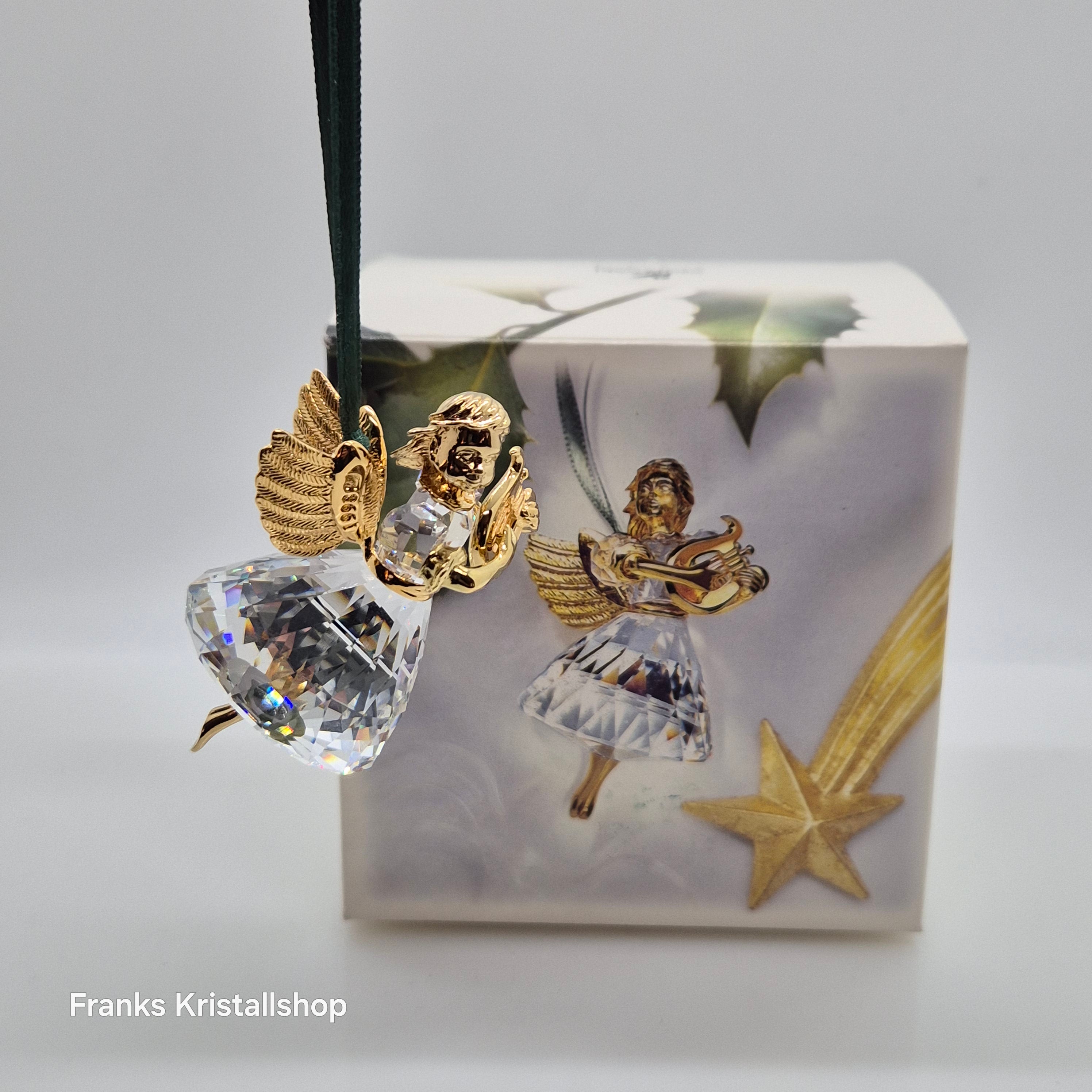 SWAROVSKI Weihnachtsengel 1998 mit Harfe Christmas Memories 219873