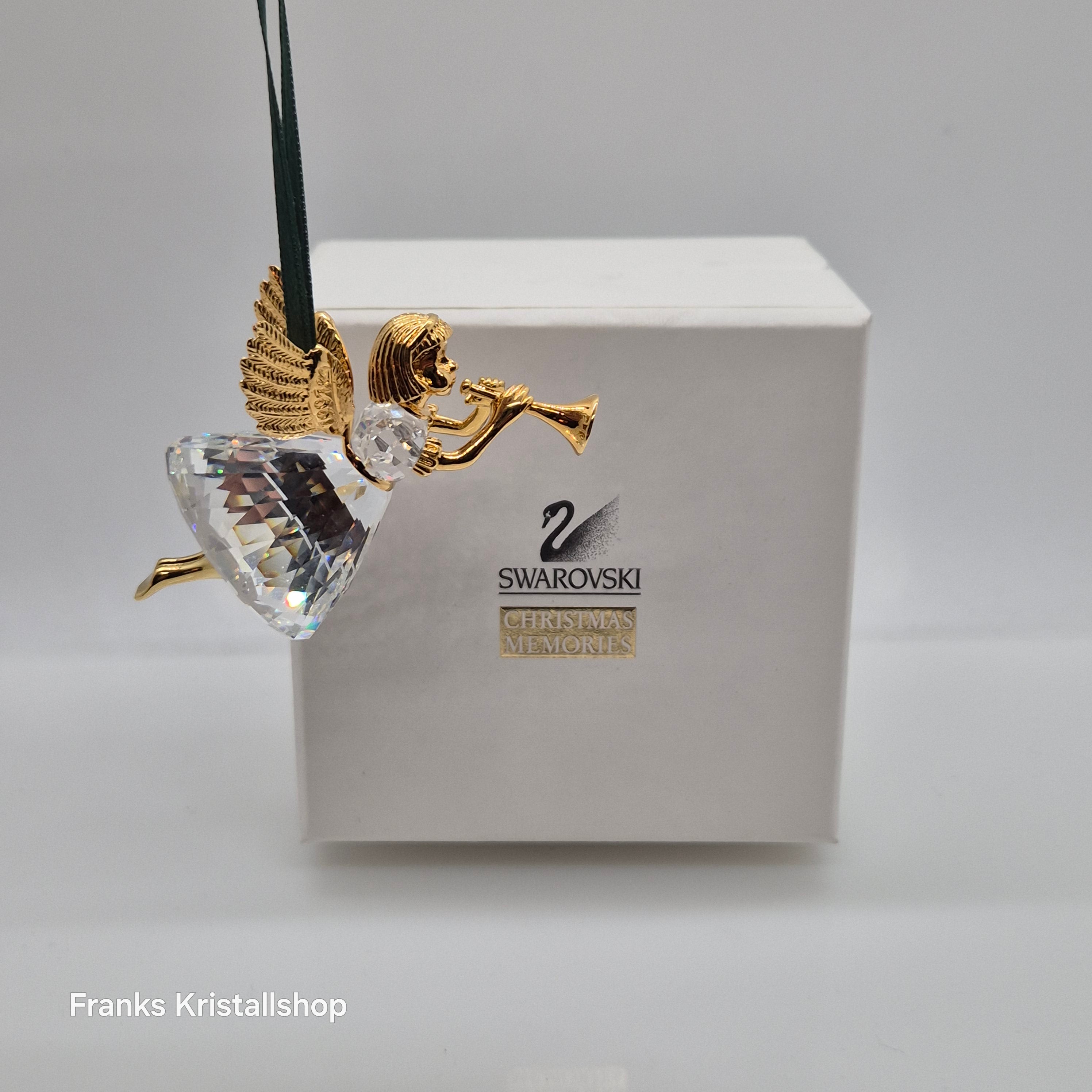SWAROVSKI Weihnachtsengel 1997 mit Trompete Christmas Memories 211085