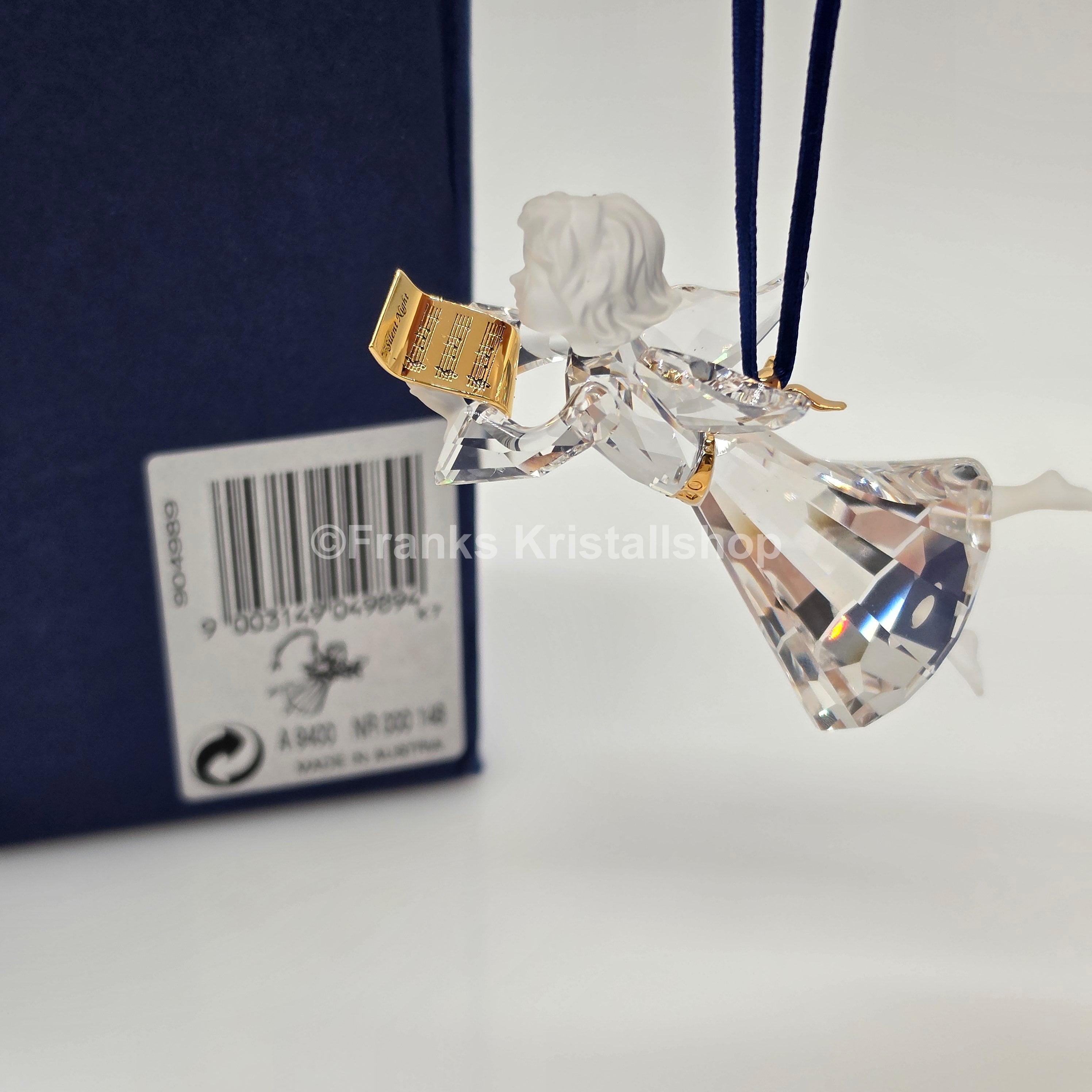 SWAROVSKI Weihnachtsengel 2007 mit Notenblatt limitiert Christmas Memories 904989