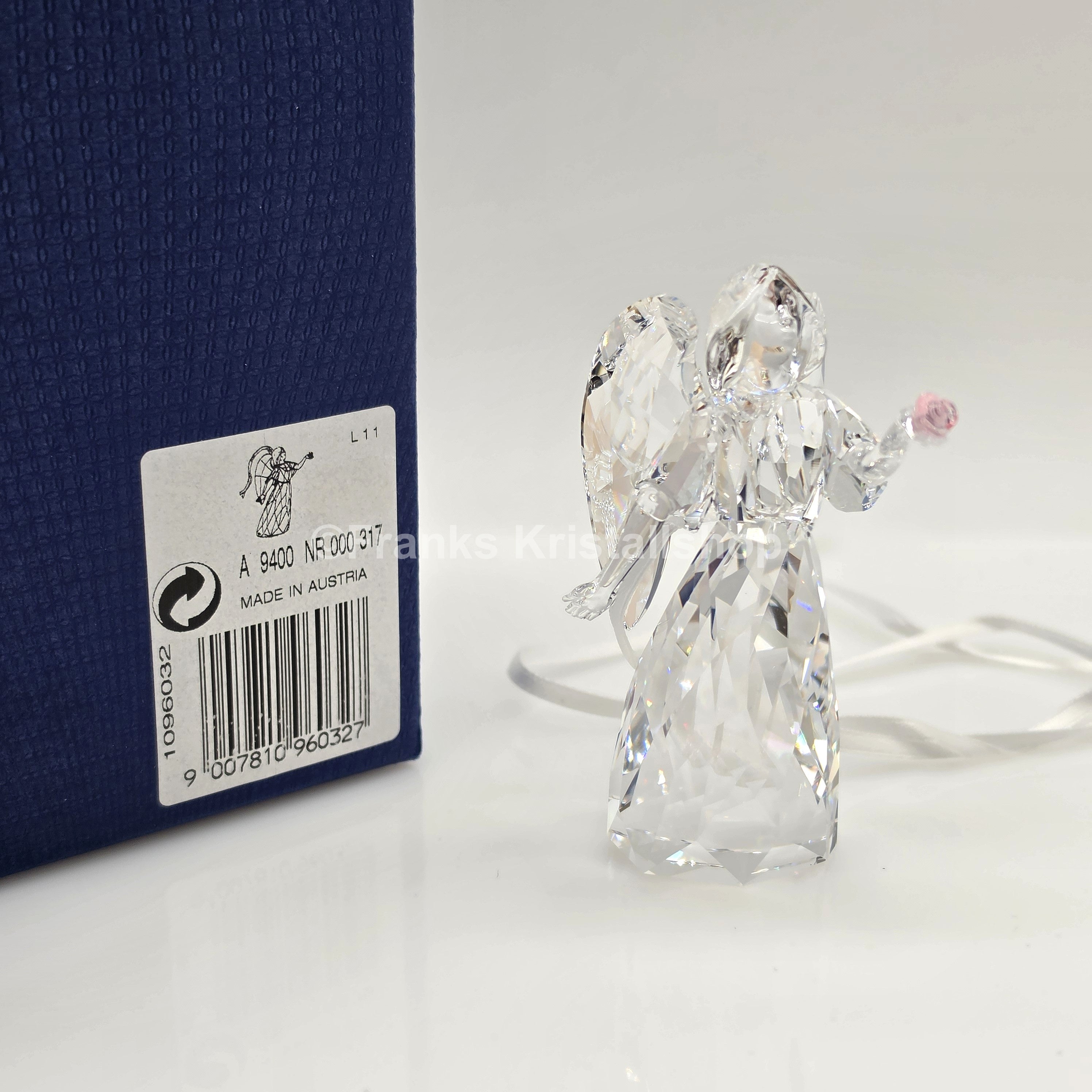 SWAROVSKI Weihnachtsengel 2011 mit Rose limitierte Ausgabe 1096032