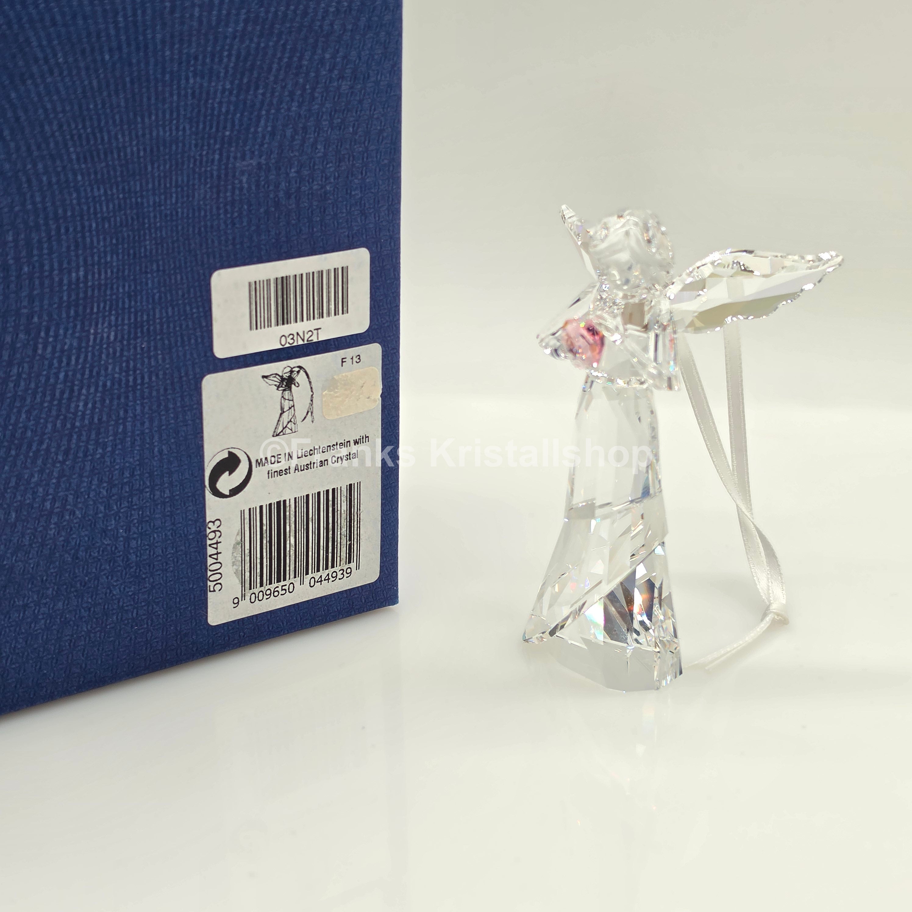 SWAROVSKI Weihnachtsengel 2013 mit rosa Herz limitierte Ausgabe 5004493