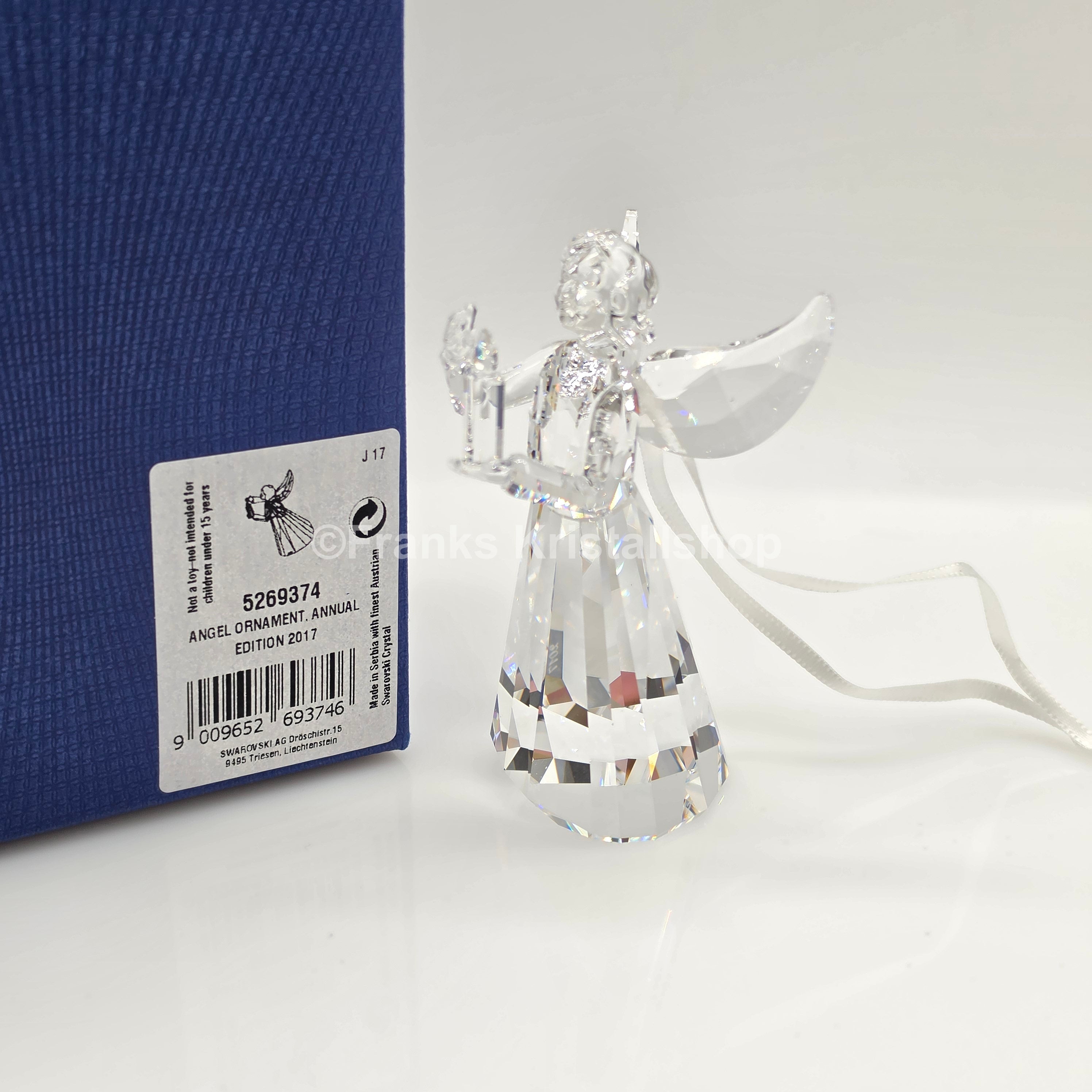 SWAROVSKI Weihnachtsengel 2017 mit Kerze limitierte Ausgabe 5269374