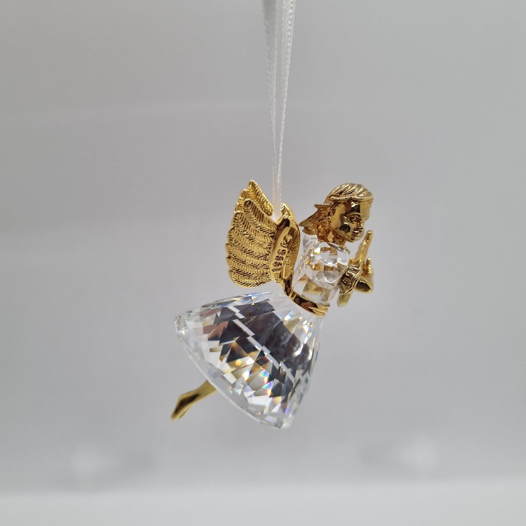 SWAROVSKI Weihnachtsengel 1998 mit Harfe Christmas Memories 219873